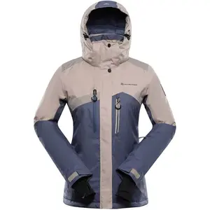 ALPINE PRO DEARA 2 Dámska lyžiarska bunda, hnedá, veľkosť