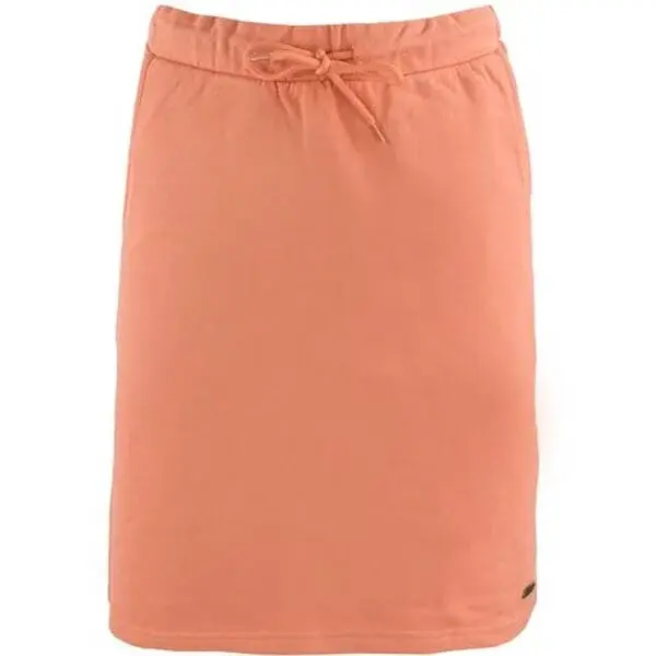 ALPINE PRO GORMA Dámska letná sukňa s vreckami, oranžová, veľkosť