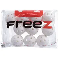 FREEZ PRIME II 10 PCS Florbalová loptička, biela, veľkosť