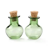 Round Glass Cork Bottles Ornament
