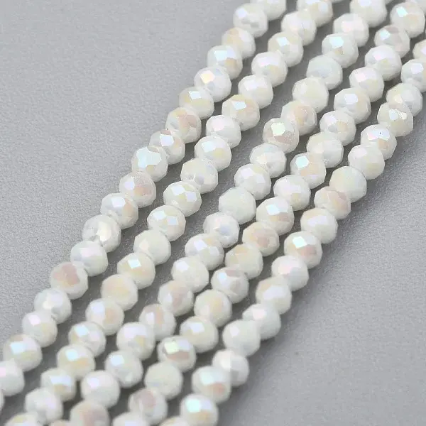 Electroplate Glass Beads Strands