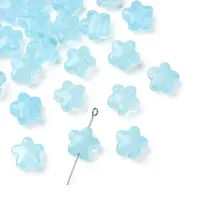 30Pcs Baking Paint Glass Beads