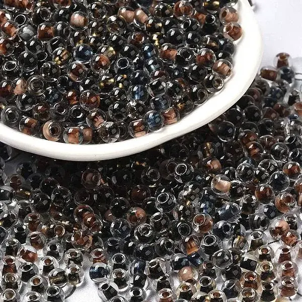 Transparent Glass Round Seed Beads