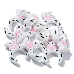 Cow Silicone Focal Beads