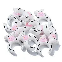 Cow Silicone Focal Beads