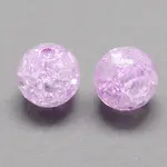 Transparent Crackle Acrylic Beads