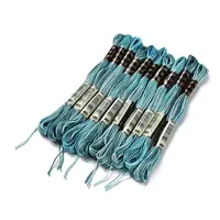 10 Skeins 6-Ply Polyester Embroidery Floss