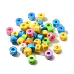 UV Plating Opaque Acrylic European Beads