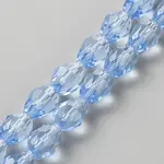 Transparent Glass Beads Strands