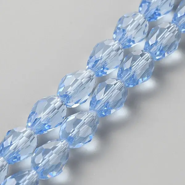 Transparent Glass Beads Strands