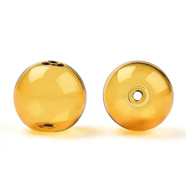 Transparent Blow High Borosilicate Glass Globe Beads