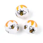 Printed Opaque Acrylic Beads