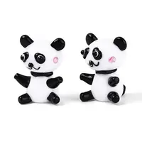 Handmade Lampwork Panda Display Decorations