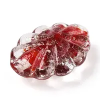 Luminous Handmade Gold Sand Lampwork Beads