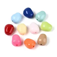 Spray Printed Opaque Acrylic Beads