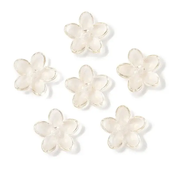 Transparent Spray Paint Glass Beads