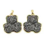 Brass Resin Pendants