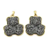 Brass Resin Pendants