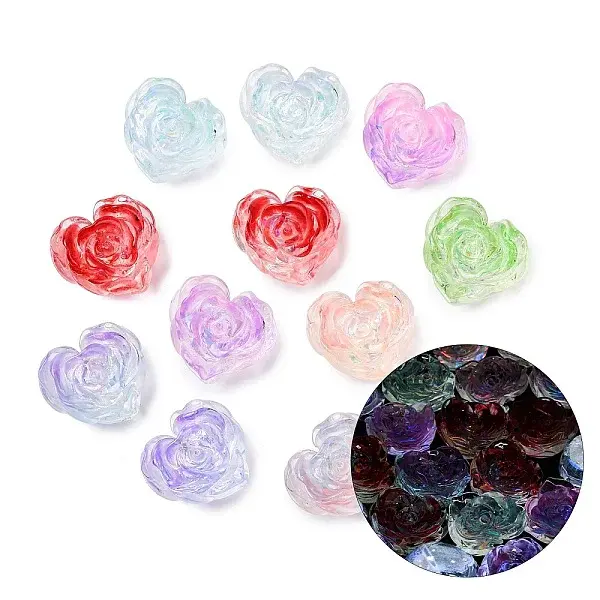 Luminous Transparent Resin Beads