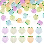 50Pcs 5 Colors Luminous Translucent Resin Decoden Cabochons