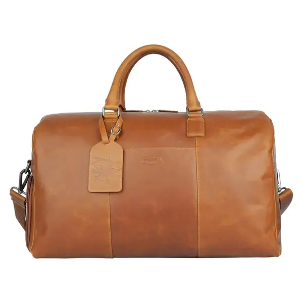 Pánska kožená cestovná taška Sparwell Kriss - koňak