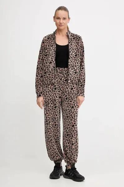 Tepláková souprava EA7 Emporio Armani dámská, béžová barva, AF15937.7W000665