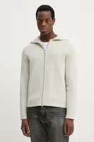 Kardigan Samsoe Samsoe SANIKLAS šedá barva, M25100001