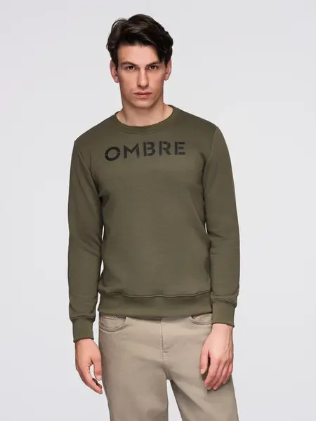 Ombre Classic men's sweatshirt with inscription