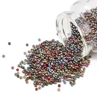 Matte Metallic Colours Glass Seed Beads