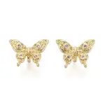 Brass Micro Pave Cubic Zirconia Beads