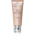 Note Cosmetique 3 in 1 Glowing Skin tónujúci hydratačný krém pre rozjasnenie pleti SPF 50 30 ml