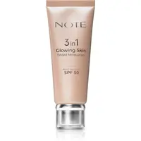 Note Cosmetique 3 in 1 Glowing Skin tónujúci hydratačný krém pre rozjasnenie pleti SPF 50 30 ml