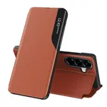 Eco Leather View Case, Samsung Galaxy A57 5G, oranžové