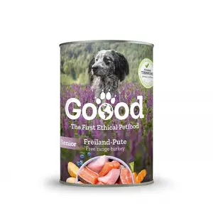 Goood Senior psí konzervy - krůtí a pstruh 3 x 800 g