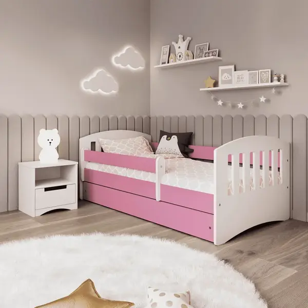 MID.YOU POSTEL PRO DĚTI A MLÁDEŽ 80/160 cm, bílá, pink