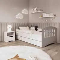 MID.YOU POSTEL PRO DĚTI A MLÁDEŽ 80/180 cm, šedá, bílá