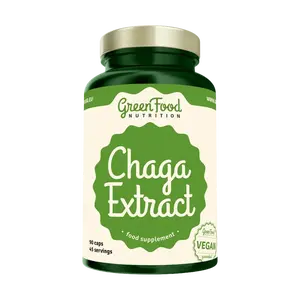 GREENFOOD NUTRITION Chaga Extract 90 kapslí