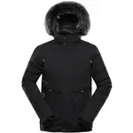ALPINE PRO WERDO 2 Dětská zimní bunda, černá, velikost 164-170