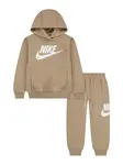 Nike Sportswear Joggingová súprava 'CLUB FLEECE'  béžová / biela