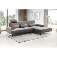 Livetastic ROHOVÁ SEDAČKA, textil, šedavě hnědá