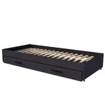 Posteľ dodatočné + zásuvka pod posteľ Verso antracit