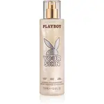 Playboy Your Skin telový sprej s trblietkami pre ženy 250 ml