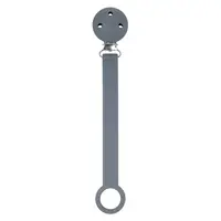 Nattou Klip na dudlík silikon dark grey