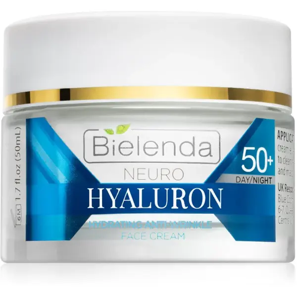 Bielenda Neuro Hyaluron hydratačný pleťový krém na deň aj noc 50+ 50 ml