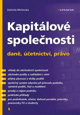 E-kniha: Kapitálové společnosti - daně, účetnictví, právo od Mirčevská Dalimila