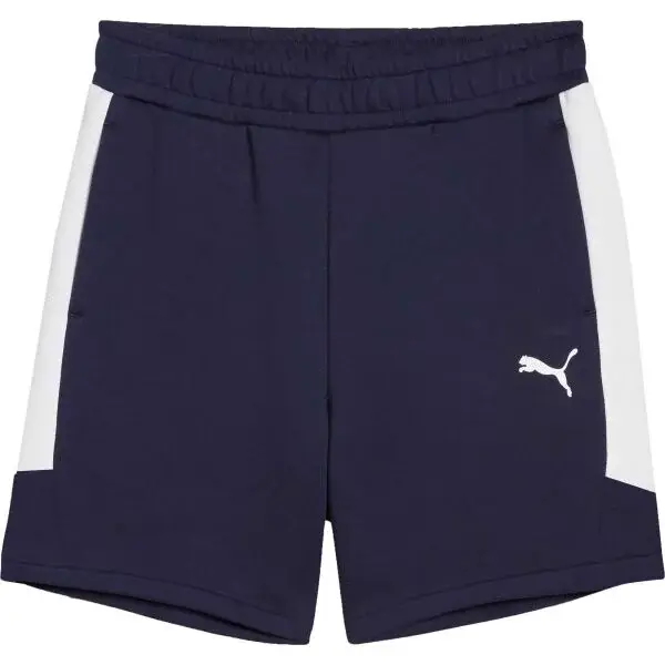 Puma TEAMEVOSTRIPE SHORTS W Dámske tréningové šortky, tmavo modrá, veľkosť