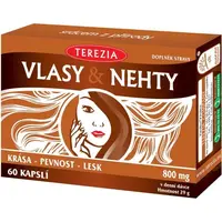 TEREZIA VLASY & NEHTY 60 CAPS Podpora vlasů a nehtů, , velikost