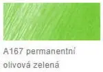 Akvarelová pastelka AD – 167 Permanent Green Olive