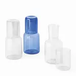 Karafa na vodu Viva s pohárkem, modrá - Philippi