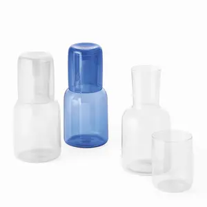 Karafa na vodu Viva s pohárkem, modrá - Philippi